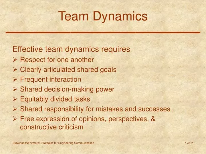 Ppt team dynamics powerpoint presentation free download id 1808391
