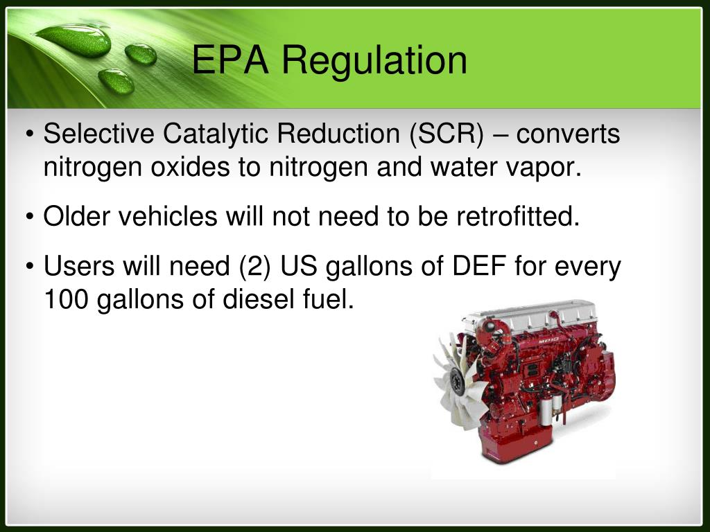 PPT Diesel Exhaust Fluid & Diesel Fuel Additives PowerPoint
