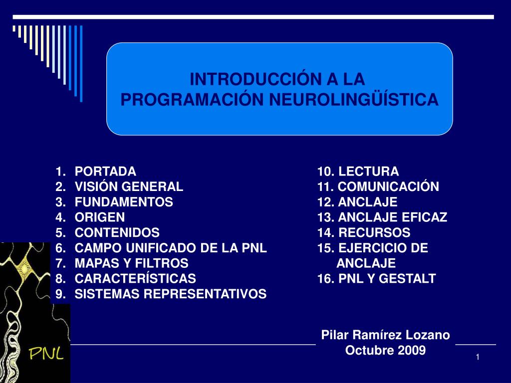 Introducción A La Pnl Programación Neurolingüística Pdf