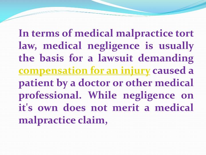 Ppt Medical Negligence Powerpoint Presentation Id1809962 