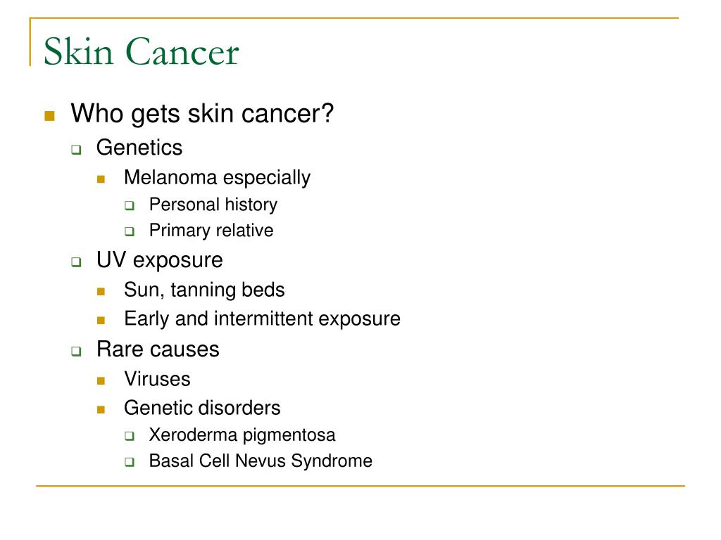 PPT - Skin Cancer Update 2012 PowerPoint Presentation, free download ...