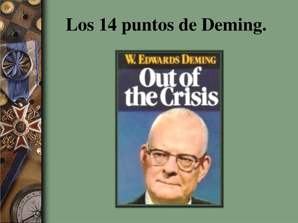 PPT Dr. W Edwards Deming y su filosofía de calidad