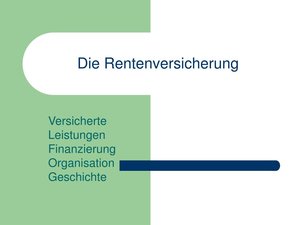 PPT - Die Rentenversicherung PowerPoint Presentation, Free Download ...