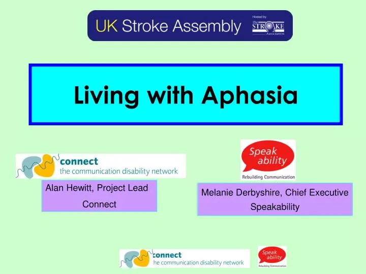 living with aphasia n.