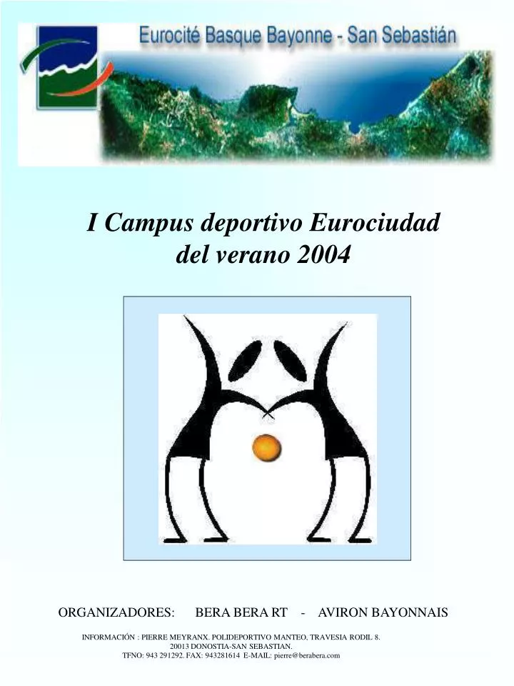 i campus deportivo eurociudad del verano 2004 n.