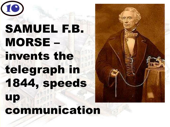in 1844 samuel morse demonstrated the Find and save ideas about samuel morse telegraph on pinterest samuel morse's telegraph system is demonstrated for the first time this 1844 telegraph key by. in 1844 samuel morse demonstrated the Find and save ideas about samuel morse telegraph on pinterest samuel morse's telegraph system is demonstrated for the first time this 1844 telegraph key by.