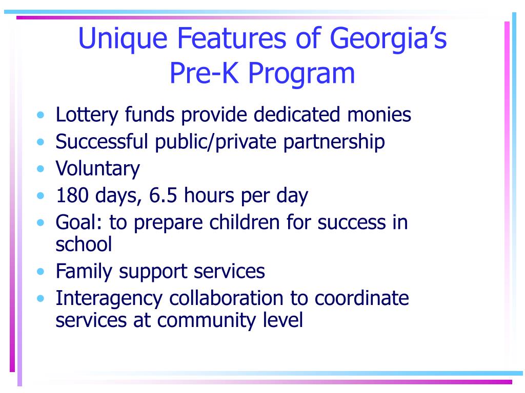 PPT - GEORGIA’S PRE-K PROGRAM Bright from the Start: Georgia Department ...