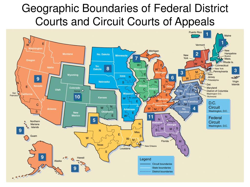 U S Circuit Court Of Appeals Map 