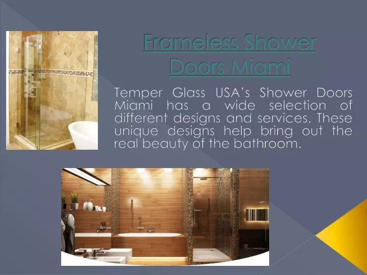 Ppt Frameless Shower Doors Fort Lauderdale Powerpoint