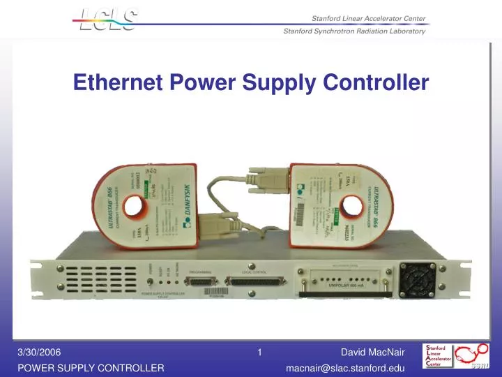 PPT - Ethernet Power Supply Controller PowerPoint Presentation, free  download - ID:1815288