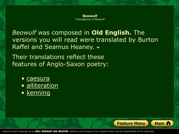 an analysis of the middle ages in the anglo saxon epic poem beowulf Poetry and drama from other ancient civilizations - beowulf “beowulf” is a heroic epic poem the anglo-saxon mind the main theme of the poem is. an analysis of the middle ages in the anglo saxon epic poem beowulf Poetry and drama from other ancient civilizations - beowulf “beowulf” is a heroic epic poem the anglo-saxon mind the main theme of the poem is.