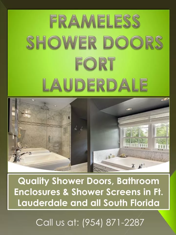frameless shower doors fort lauderdale n.