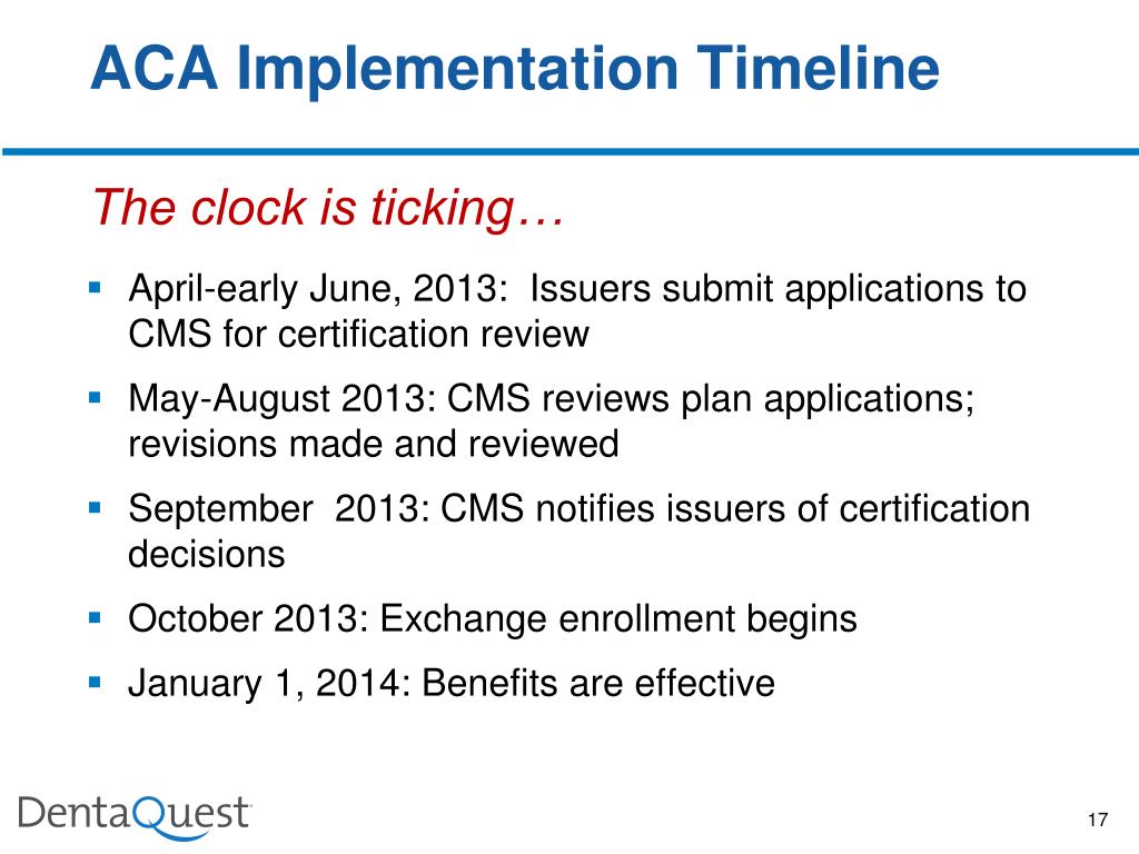 PPT - The New Dental Environment – The Affordable Care Act and Other ...