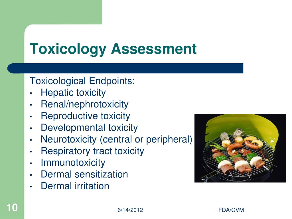 PPT Human Food Safety of New Animal Drugs Toxicology Assessment