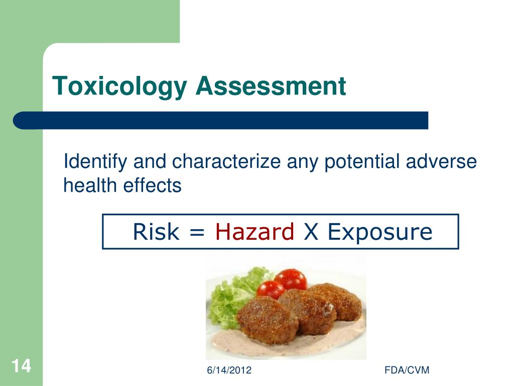 PPT Human Food Safety of New Animal Drugs Toxicology Assessment