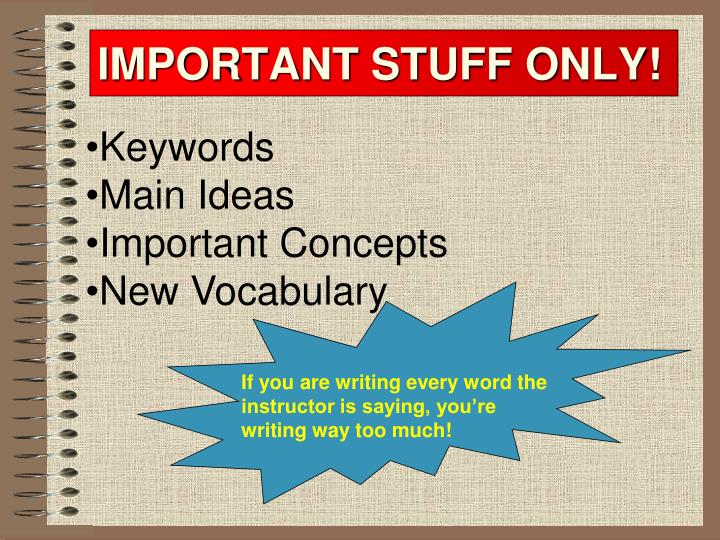 PPT - Independent Split-Page Note Taking (also called Cornell Notes ...