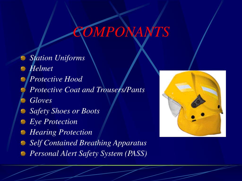 PPT PROTECTIVE CLOTHING (Firefighter Personal Protective Equipment