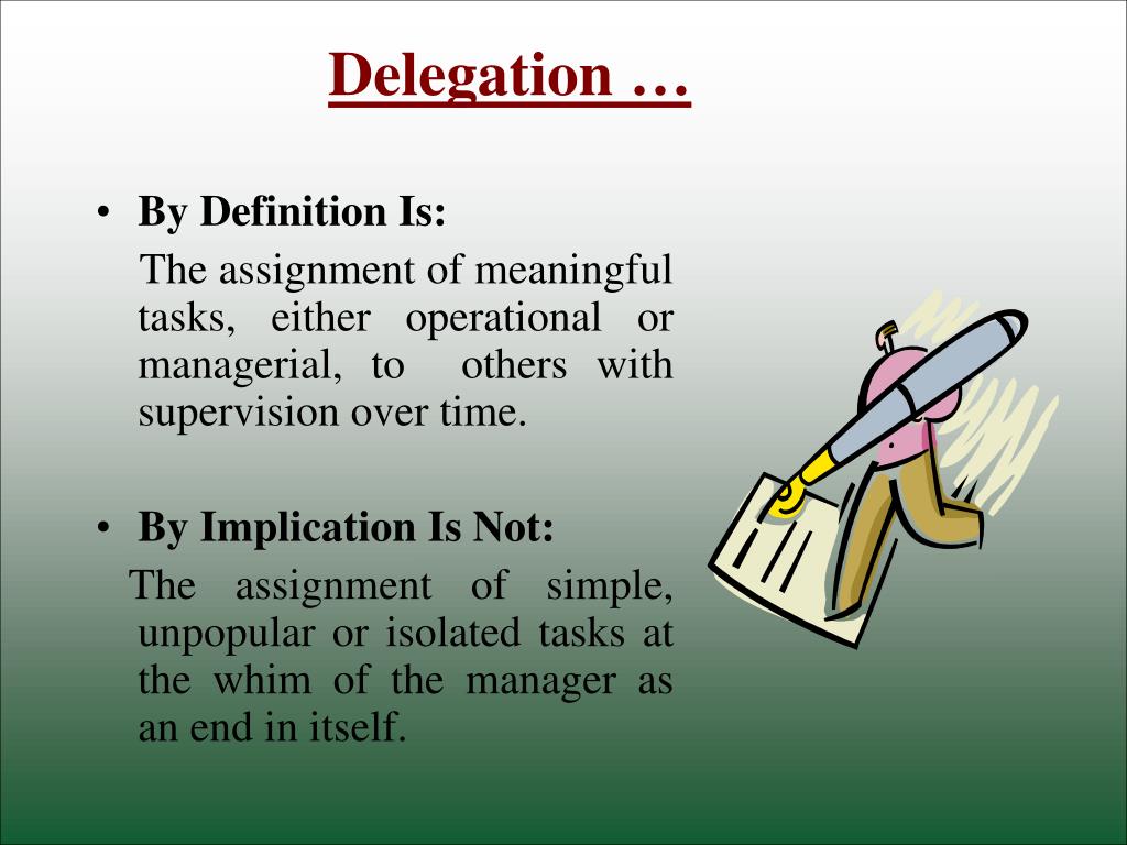 assignment and delegation clause