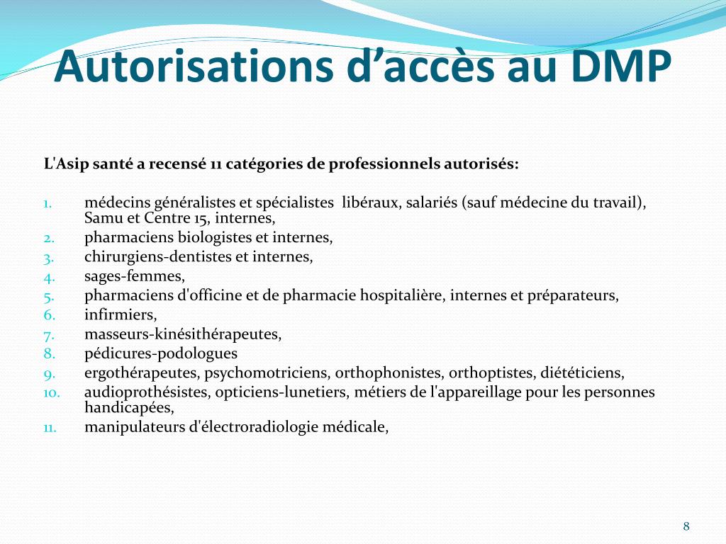 PPT - Dossier Médical Personnel U ne présentation rapide … PowerPoint