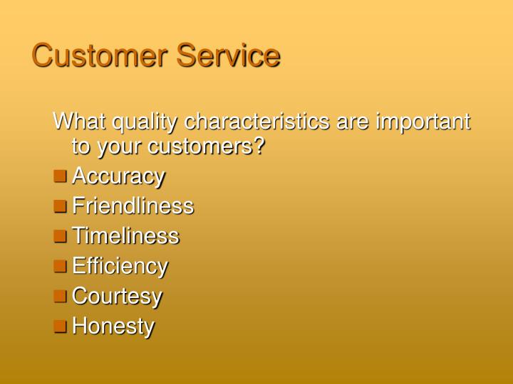 ppt customer service powerpoint presentation id 1819806 characteristics of good customer service