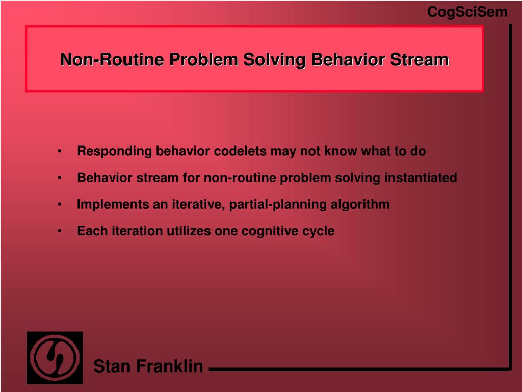 non routine problem solving definition