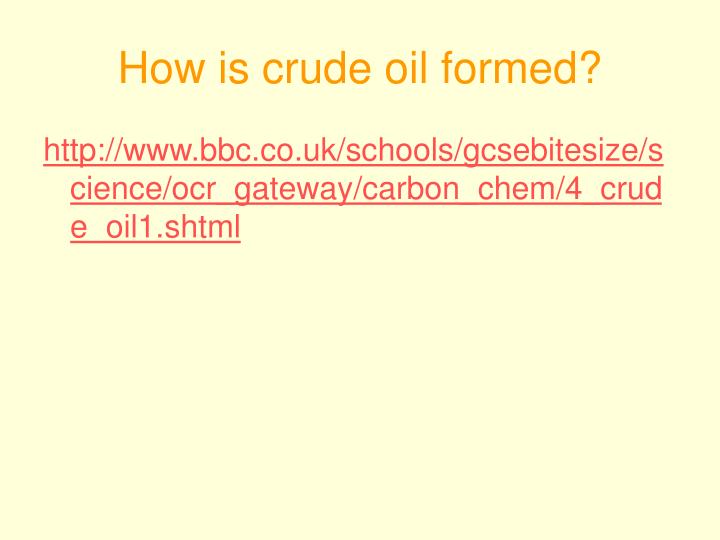 PPT - Crude Oil PowerPoint Presentation - ID:1820328