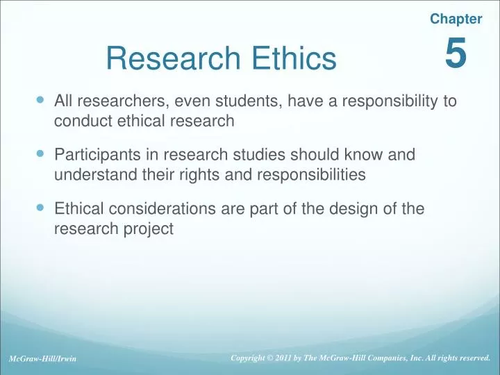 ethics of research study design