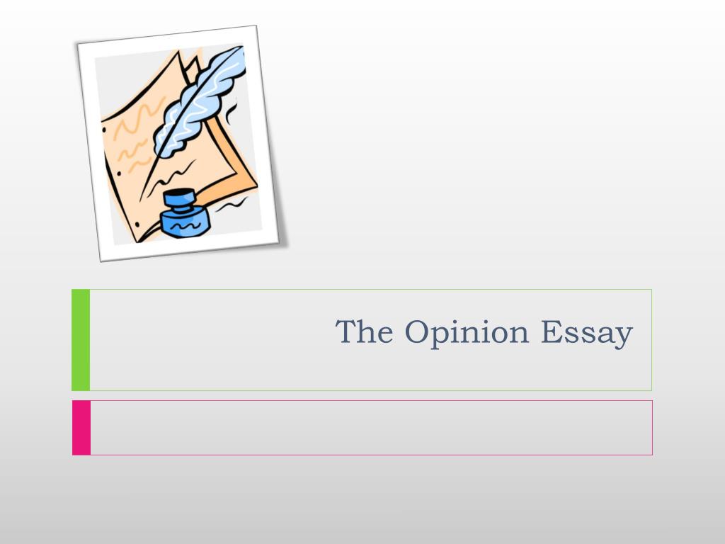 opinion essay ppt
