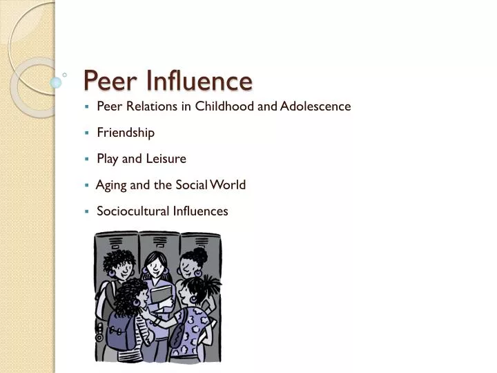 peer influence n.