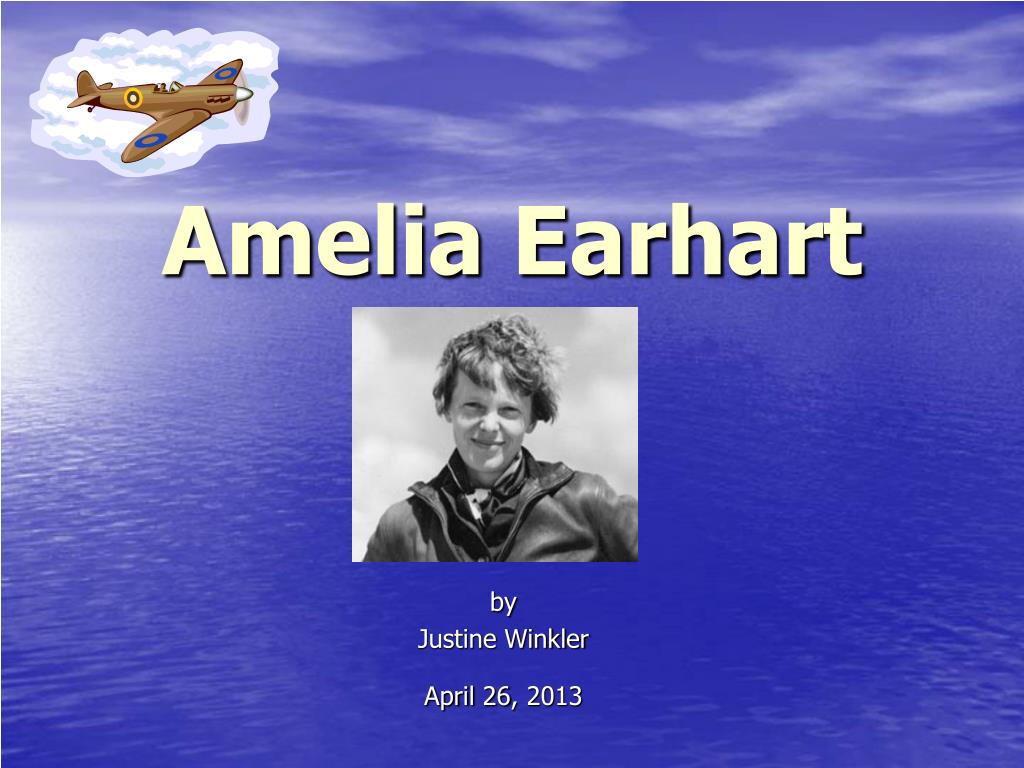 PPT - Amelia Earhart PowerPoint Presentation, free download - ID:1823099