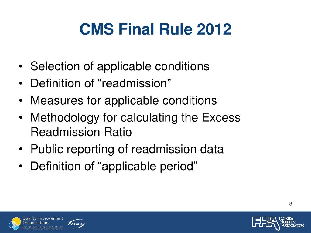 PPT Readmissions The Final CMS Rule, Community Engagement