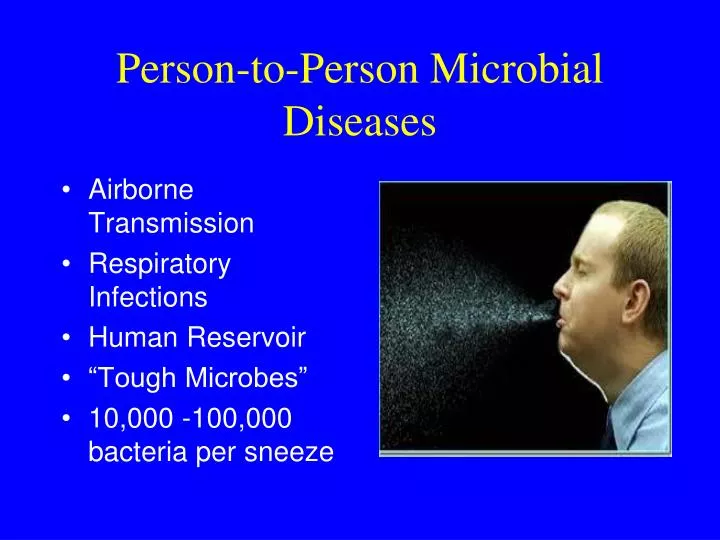 person to person microbial diseases n.