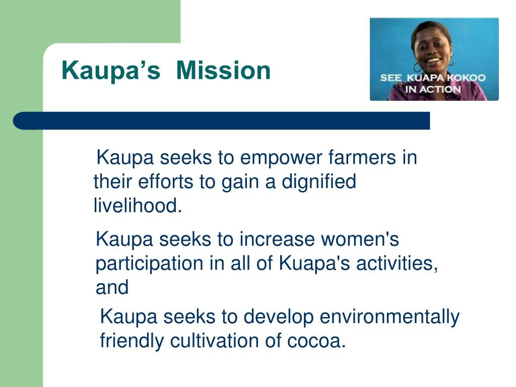 PPT - The Story of Kuapa Kokoo Farmers Fair Trade Cooperative ...