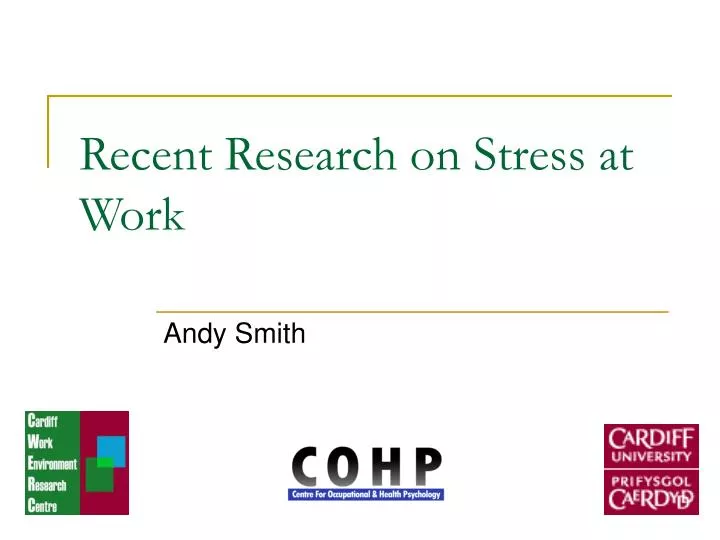 thesis on stress at work