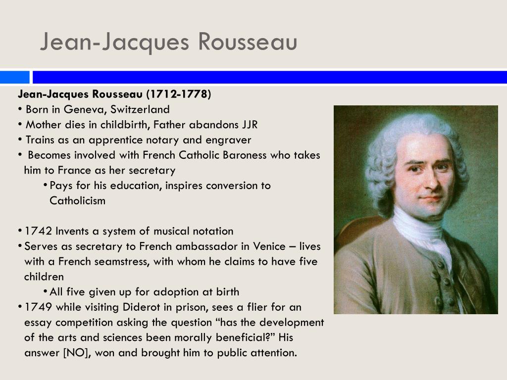 PPT - Jean-Jacques Rousseau - Emile PowerPoint Presentation, free download  - ID:1825705