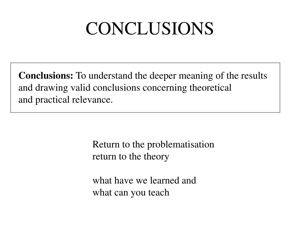 conclusion of research methodology pdf