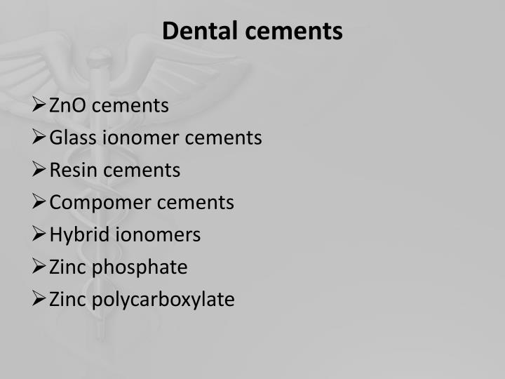 PPT Dental cements PowerPoint Presentation ID1827811