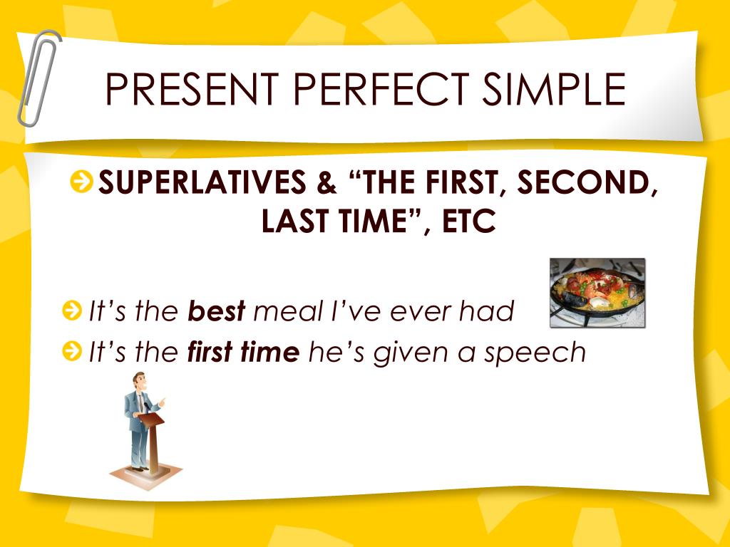 present perfect simple ppt presentation