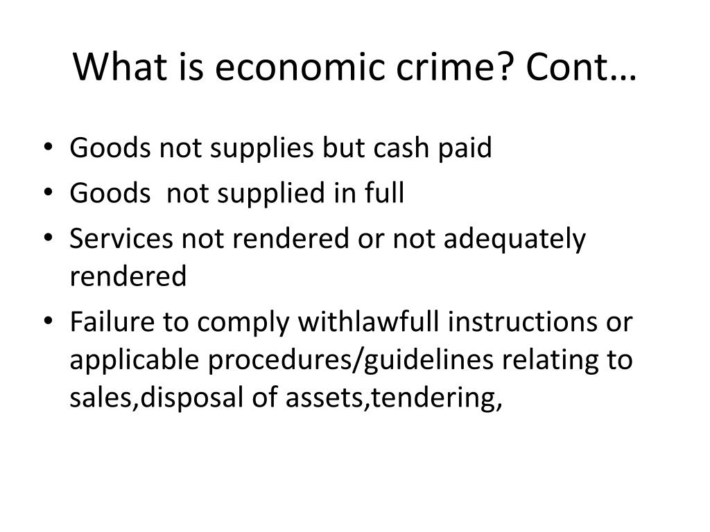 PPT ANTI CORRUPTION AND ECONOMIC CRIMES ACT, 2003 PowerPoint