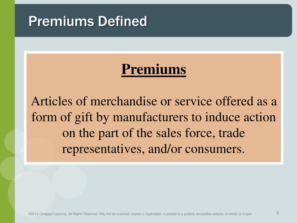 PPT Consumer Sales Promotion Premiums and Other Promotions PowerPoint Presentation ID1829473