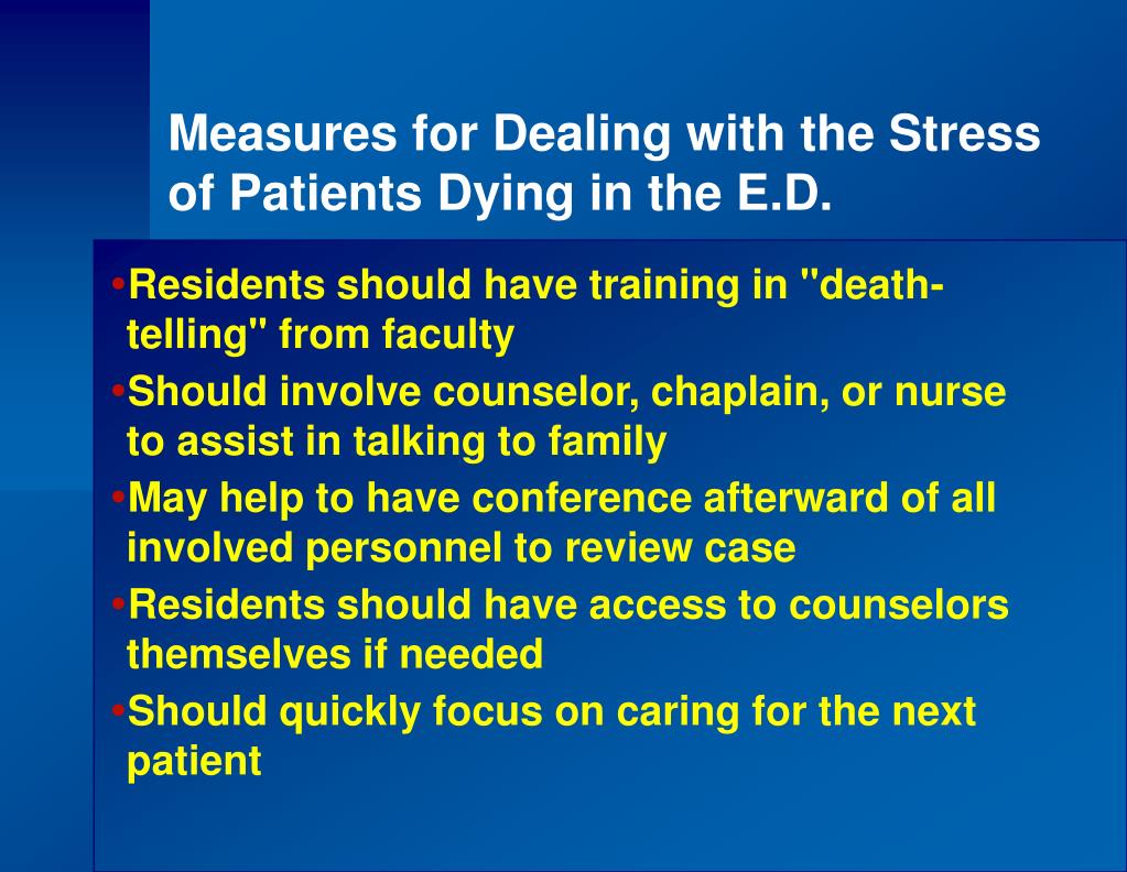 PPT - Wellness Issues for Emergency Medicine Residents PowerPoint ...