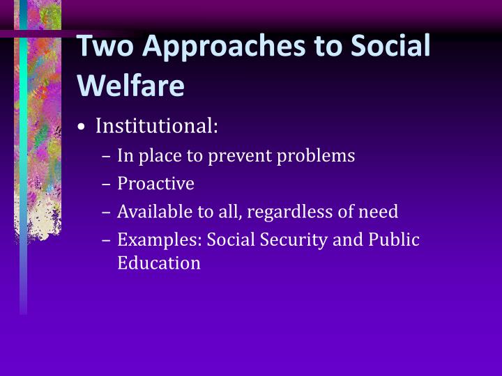 PPT - The Social Welfare System PowerPoint Presentation - ID:1830233