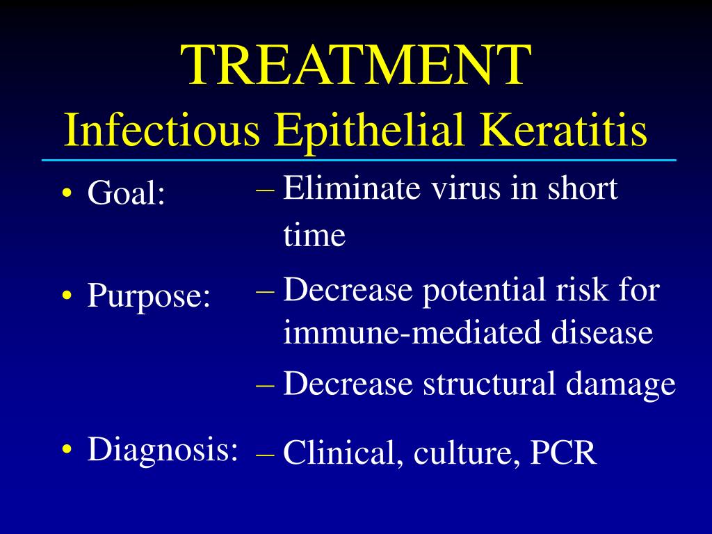 PPT DIAGNOSIS AND TREATMENT OF HERPES SIMPLEX KERATITIS UPDATE