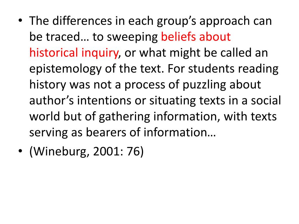 PPT What is history education research? Why is it important? How can we strengthen it