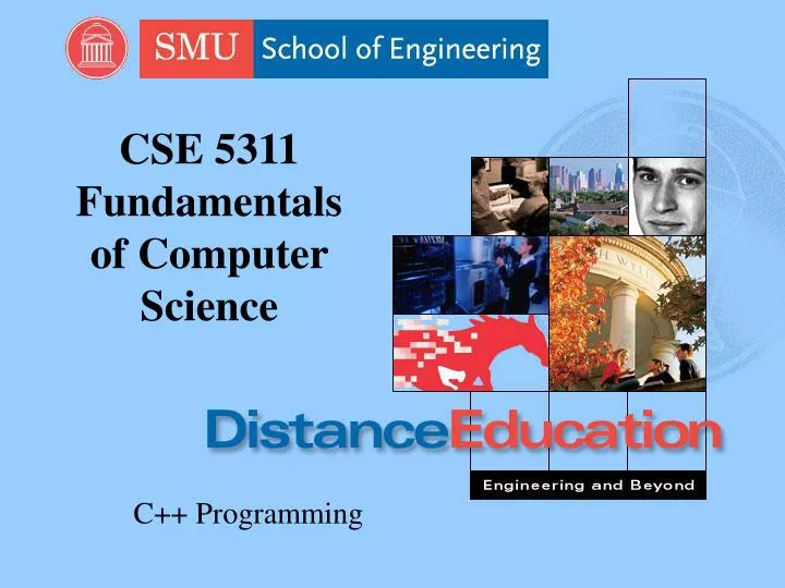 cse 5311 fundamentals of computer science n.