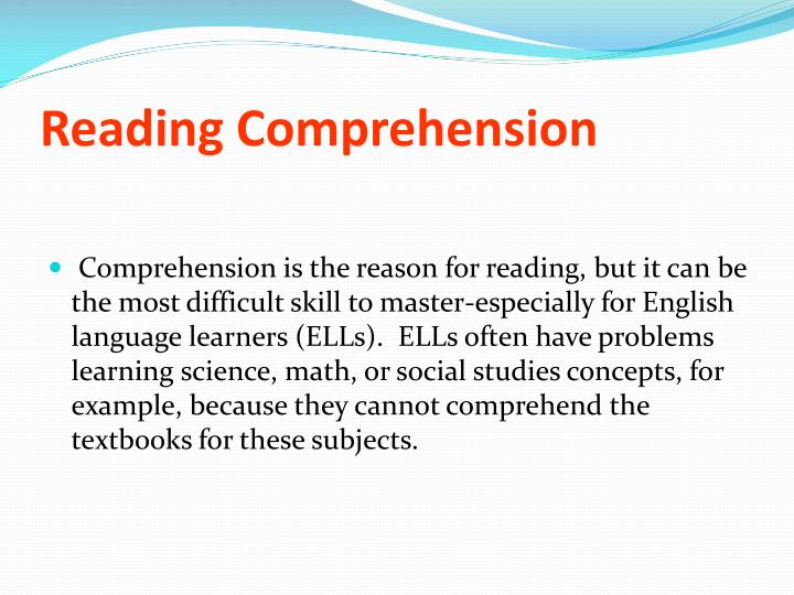 PPT - Reading Comprehension Strategies PowerPoint Presentation - ID:1831644