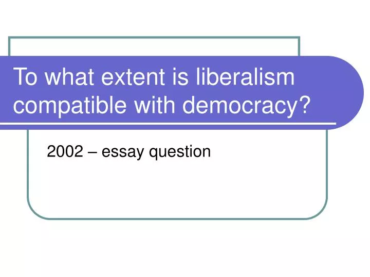css essay liberalism Third, rejection: liberalism is an abject failure, unworthy of being propped up any longer, though admittedly there is no readymade substitute for it fourth, replacement: liberalism has reached its end, and there are far more just political forms available if only we would have the courage to open ourselves to radical change (a renewed christian left, for example, or catholic integralism). css essay liberalism Third, rejection: liberalism is an abject failure, unworthy of being propped up any longer, though admittedly there is no readymade substitute for it fourth, replacement: liberalism has reached its end, and there are far more just political forms available if only we would have the courage to open ourselves to radical change (a renewed christian left, for example, or catholic integralism).