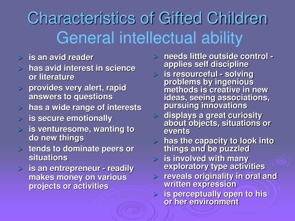 PDF] Developmental and Cognitive Characteristics of “High-Level  Potentialities” (Highly Gifted) Children | Semantic Scholar