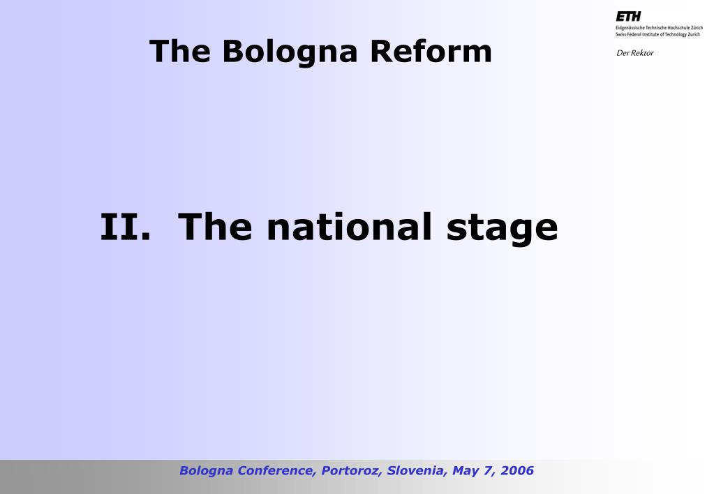 PPT The Bologna Reform Beyond 3+2+3 Prof. Dr. Konrad Osterwalder