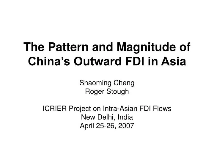 trends and patterns of fdi in india Foreign direct investment in south asia: trends, and patterns of fdi inflow to the south asian india raised its fdi limits in many. trends and patterns of fdi in india Foreign direct investment in south asia: trends, and patterns of fdi inflow to the south asian india raised its fdi limits in many.